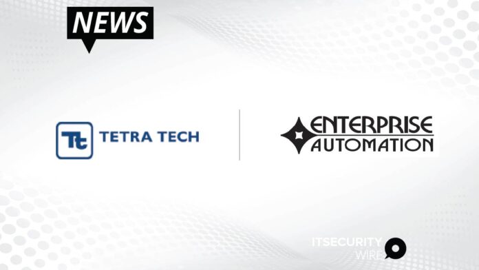 Tetra Tech Acquires Enterprise Automation Expanding Its High-end Digital Water Solutions