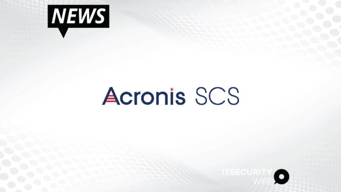 Acronis SCS Completes VPAT Compliance
