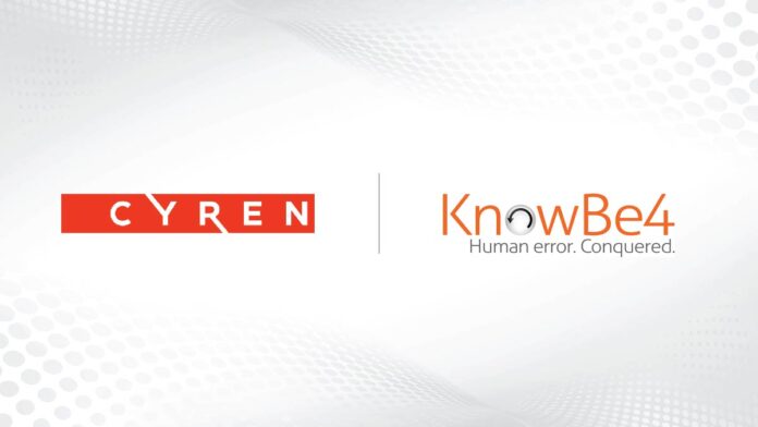 Cyren _ KnowBe4 Partner to Help Enterprises Fight Phishing and Business Email Compromise