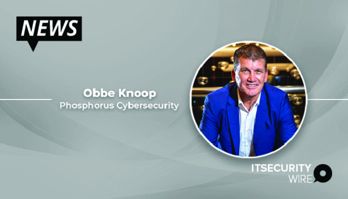 Phosphorus Cybersecurity™ Hires Obbe Knoop as Chief Revenue Officer-01
