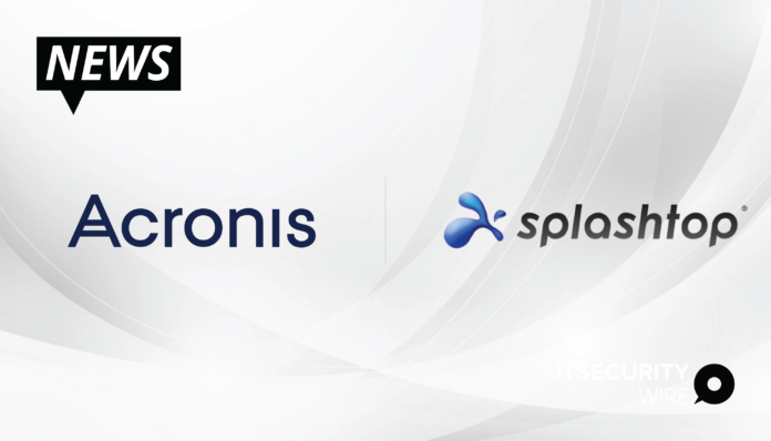 Splashtop and Acronis Integrate and Bring Scalable Remote Support to Acronis’ Cyber Protect Cloud Solution