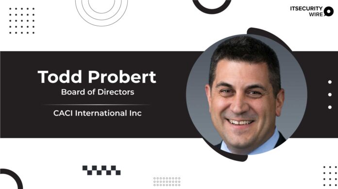 INSA Welcomes Todd Probert To Its Board Of Directors